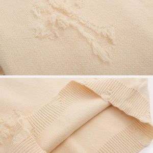 Concert Outfit Crosses Patchwork Sweater