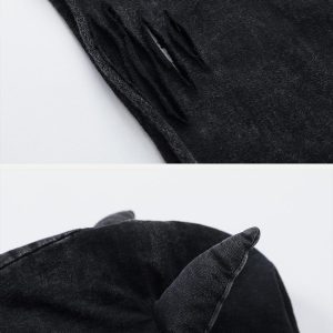 Concert Outfit Crossprint Washed Hooded Tee