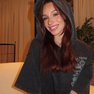 Concert Outfit Crossprint Washed Hooded Tee