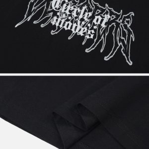 Concert Outfit Cupid Plaid Print Tee