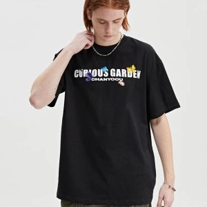 Concert Outfit Curious Garden Flower Embroidery High Street Tee
