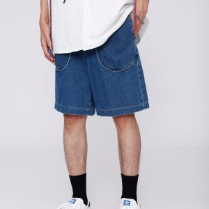 Concert Outfit Curved Pockets Jorts