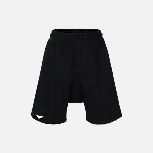 Concert Outfit Cut Distressed Shorts