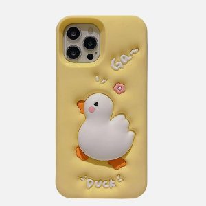 Concert Outfit Cute 3D Duck Phone Case