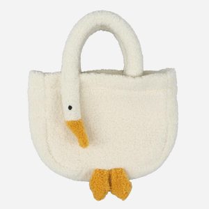 Concert Outfit Cute Goose Sherpa Bag