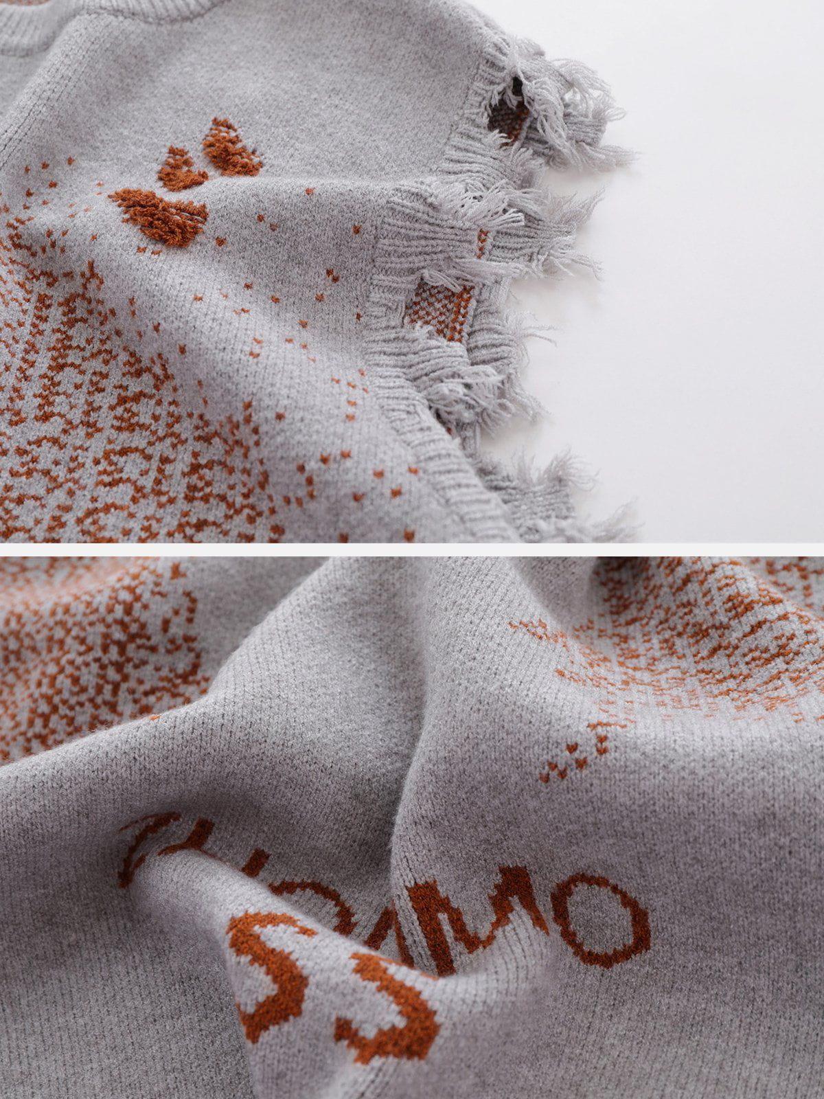 Concert Outfit Cyberpunk Dot Matrix Sweater Vest Concert Outfit Cyberpunk Dot Matrix Sweater Vest