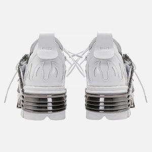 Concert Outfit Dark Metal Heavy-Soled Small Leather Shoes