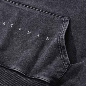 Concert Outfit Dark Series Doberman Print Hip-Hop Old Hoodie