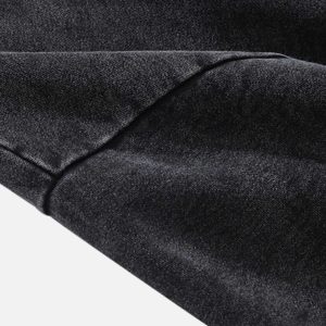 Concert Outfit Dark Series Doberman Print Hip-Hop Old Hoodie