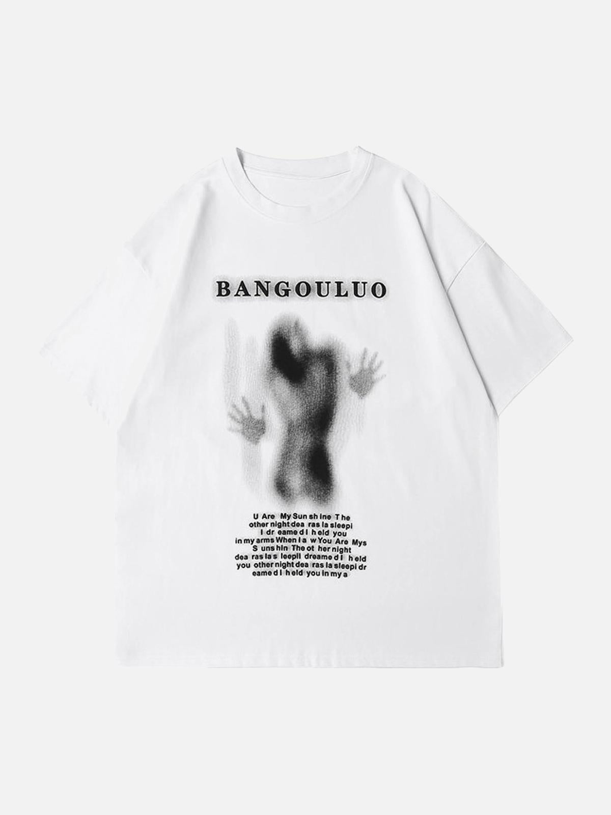 Concert Outfit Dark Silhouette Print T-Shirt Concert Outfit Dark Silhouette Print T-Shirt