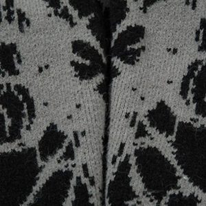 Concert Outfit Dark Spider Web Zipper Stand Collar Cardigan