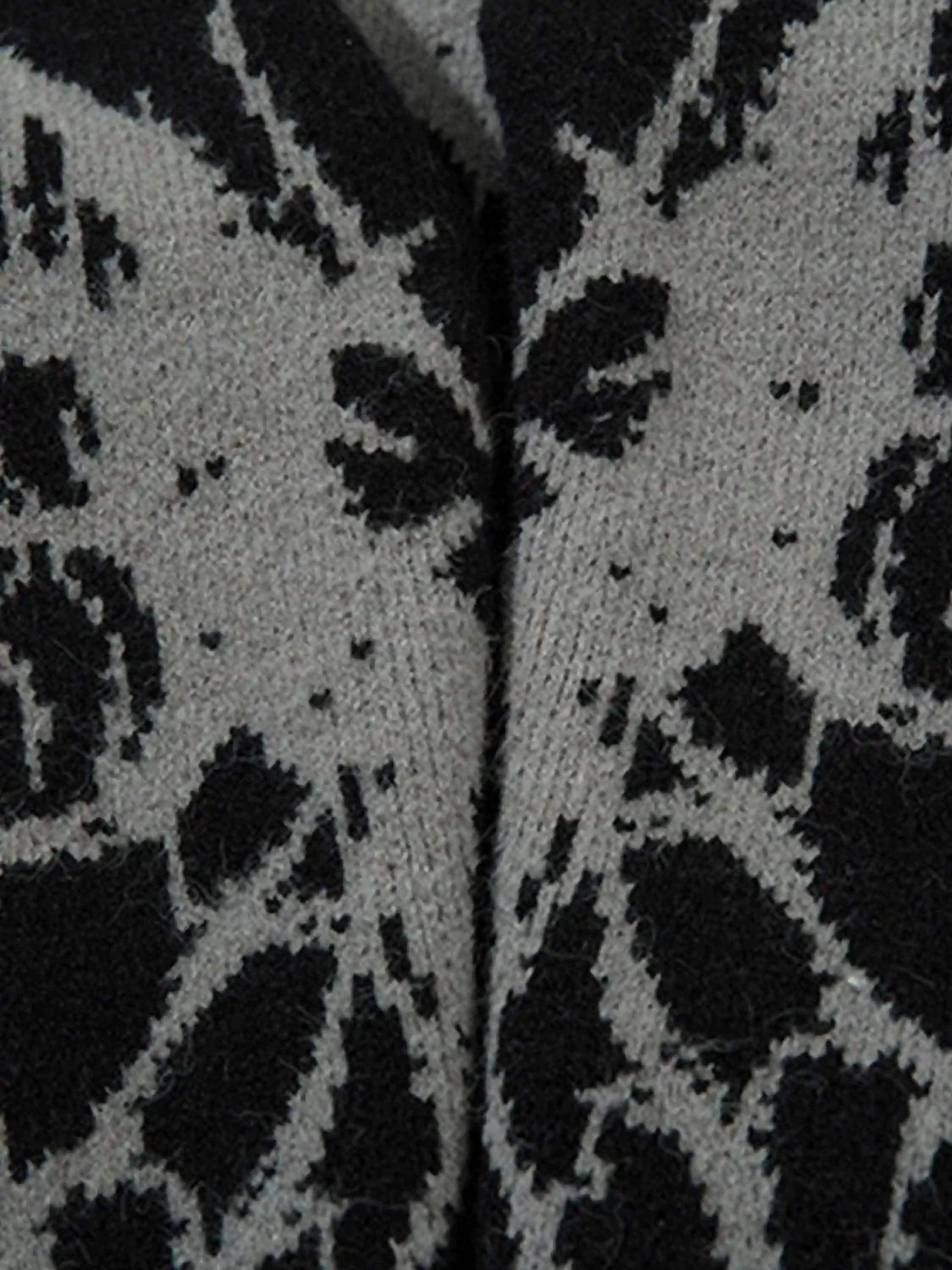 Concert Outfit Dark Spider Web Zipper Stand Collar Cardigan Concert Outfit Dark Spider Web Zipper Stand Collar Cardigan