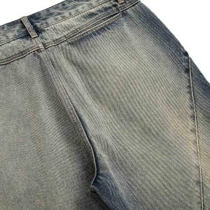 Concert Outfit Deconstructed Ankle Loop Straight Jeans