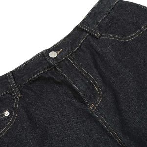 Concert Outfit Deconstructed Cheetah Print Baggy Barrel Jeans