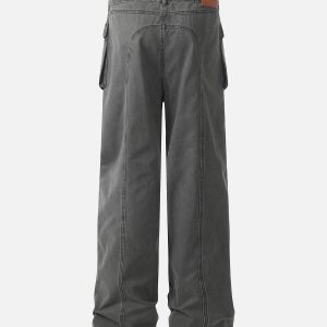 Concert Outfit Deconstructed Multi Pocket Cargo Pants