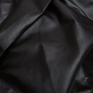 Concert Outfit Deconstructed Multi Pocket Fur Hooded PU Leather Jacket