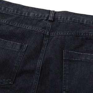 Concert Outfit Deconstructed Split Pleated Pocket Cargo Jeans
