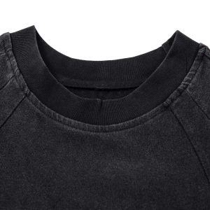 Concert Outfit Deconstruction Split Embroidered T-Shirt