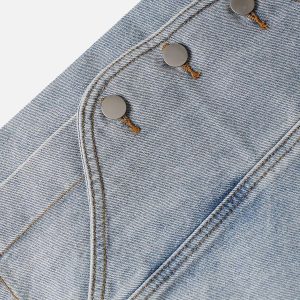 Concert Outfit Deconstructive Patchwork Jorts