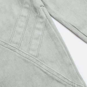 Concert Outfit Deconstructive Patchwork Washed Jeans