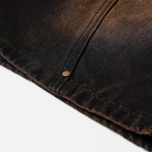 Concert Outfit Deconstructive Washed Jorts