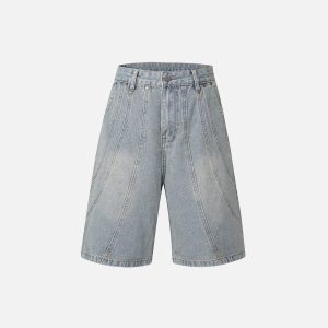 Concert Outfit Deconstructive Washed Jorts