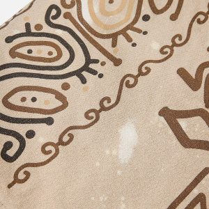 Concert Outfit Desert Graffiti Print Shorts