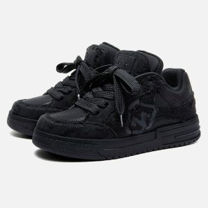 Concert Outfit Destruction Black Knight  Skate Shoes