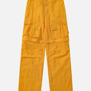 Concert Outfit Detachable Multi-Pocket Work Pants