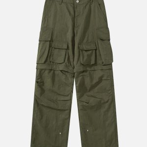 Concert Outfit Detachable Multi-Pocket Work Pants