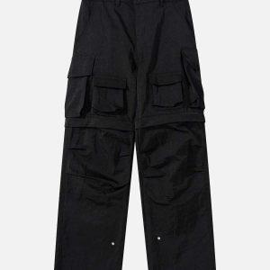 Concert Outfit Detachable Multi-Pocket Work Pants