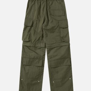 Concert Outfit Detachable Multi-Pocket Work Pants