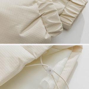 Concert Outfit Detachable Sleeve Winter Coat