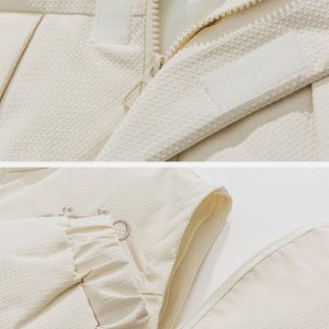 Concert Outfit Detachable Sleeve Winter Coat