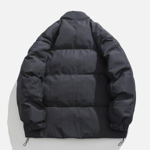 Concert Outfit Detachable Sleeve Winter Coat