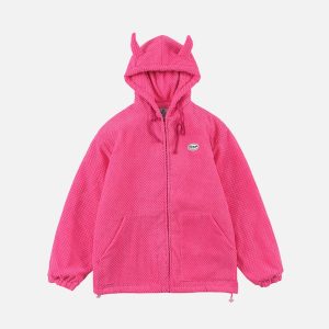 Concert Outfit Devil Hood Jacket