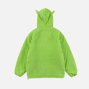 Concert Outfit Devil Hood Jacket