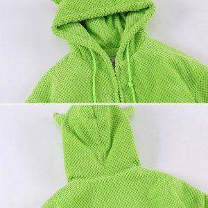 Concert Outfit Devil Hood Jacket