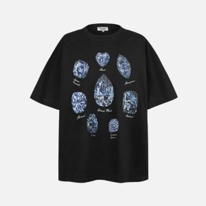 Concert Outfit Diamond Cuts Tee