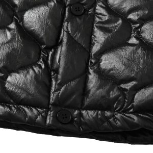 Concert Outfit Diamond Quilted Letter Embroidery Quilted Jacket