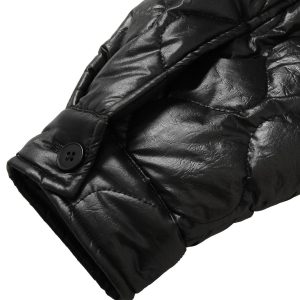 Concert Outfit Diamond Quilted Letter Embroidery Quilted Jacket