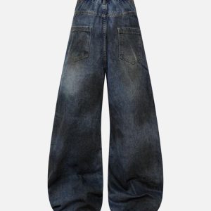 Concert Outfit Dirty Dye Baggy Barrel Jeans