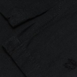 Concert Outfit Dirty-Dye Embroidered Long Sleeve Polo Shirt