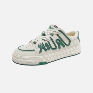 Concert Outfit Dissolving Sole Patchwork Skate Shoes