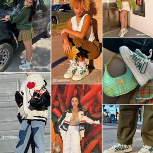 Concert Outfit Dissolving Sole Patchwork Skate Shoes