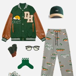 Concert Outfit Dissolving Sole Patchwork Skate Shoes