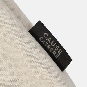 Concert Outfit Distressed 3D Steel Print Hip-Hop Pullover Hoodie