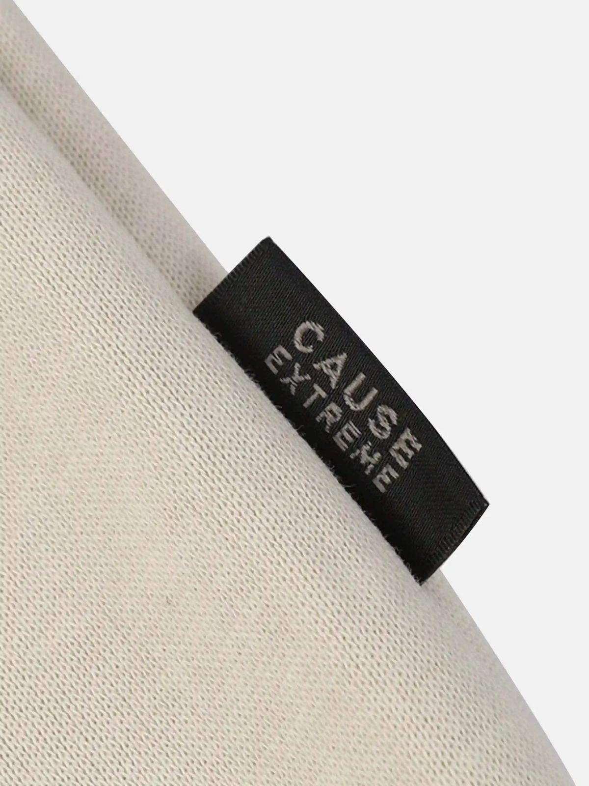 Concert Outfit Distressed 3D Steel Print Hip-Hop Pullover Hoodie Concert Outfit Distressed 3D Steel Print Hip-Hop Pullover Hoodie