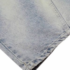 Concert Outfit Distressed Baggy Barrel Jeans