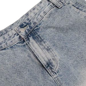 Concert Outfit Distressed Baggy Barrel Jeans